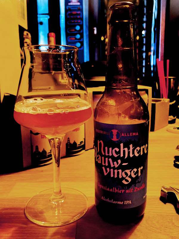 Brouwerij Allema Nuchtere Blauwvinger - Alcoholarme IPA