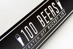 100 Beers Scratch Off Bucket List