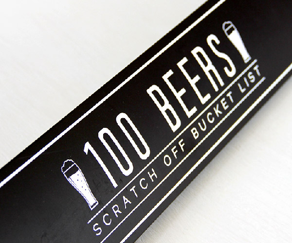 100 Beers Scratch Off Bucket List