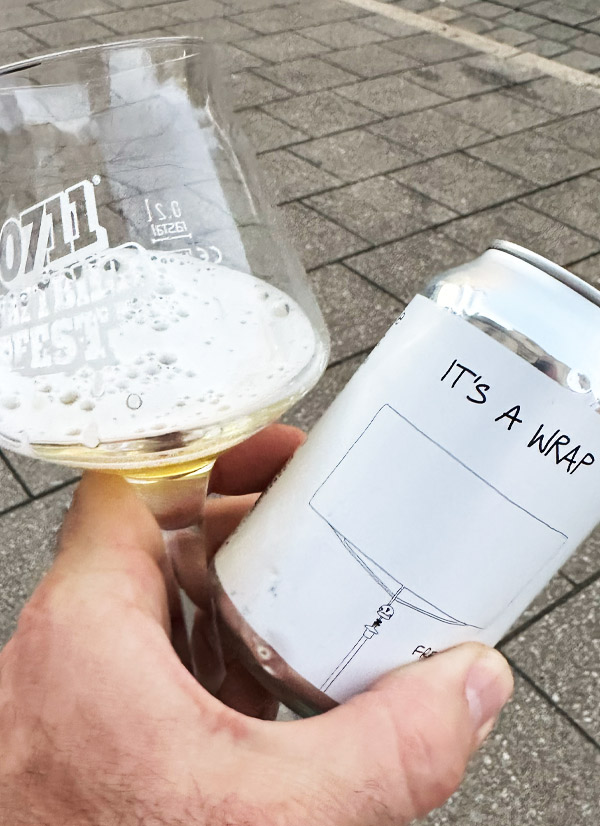 It's a wrap brewing French Flag - Pilsner