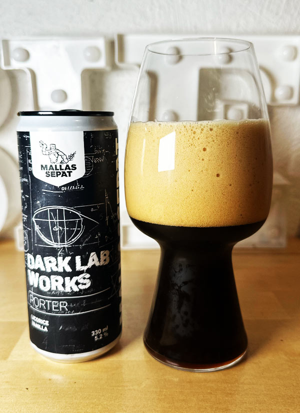 Mallassep&auml;t Dark Lab Work &ndash; Porter mit Lakritz und Vanille