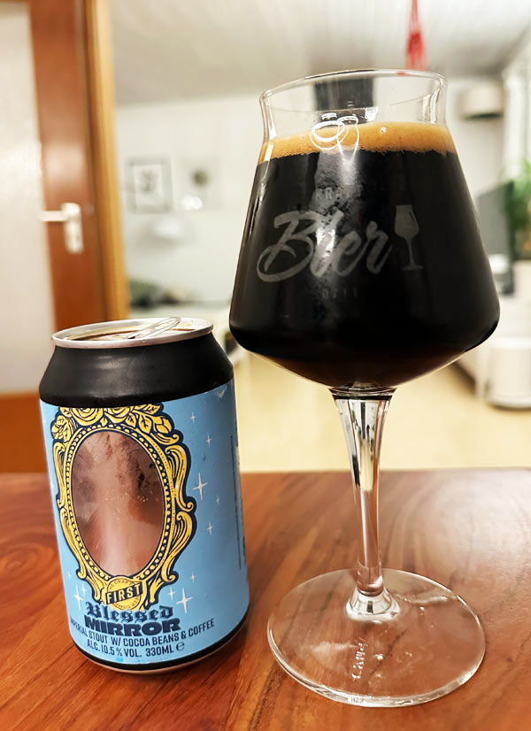 First Craft Beer Blessed Mirror | Imperial Stout mit Kakao, Brandy und Kaffee