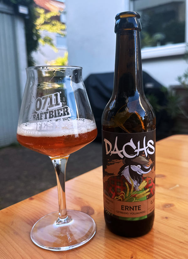 Dachs Brauhandwerk Ernte &ndash; Erntebier