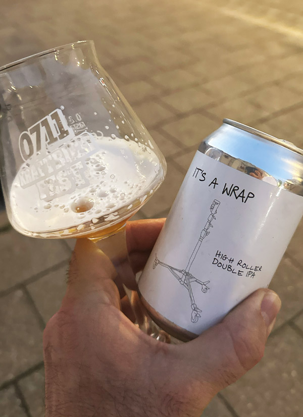 It's a wrap brewing High Roller - Double IPA