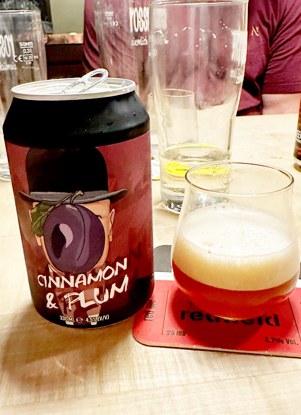 First Craft Beer Cinnamon Plum | Plum & Cinnamon Ale