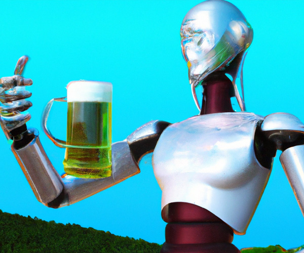AI K&uuml;nstliche Intelligenz ChatGPT & Dall-E und Bier