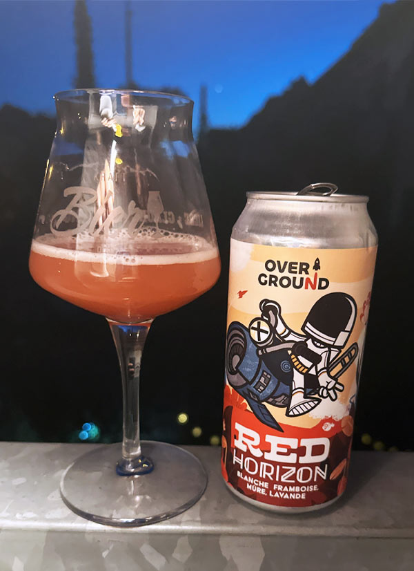Overground Brewing Red Horizon &ndash; Blanche Framboise M&ucirc;re Lavande