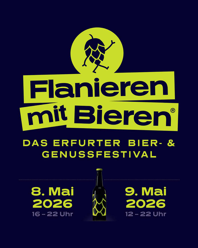 Flanieren mit Bieren Erfurt