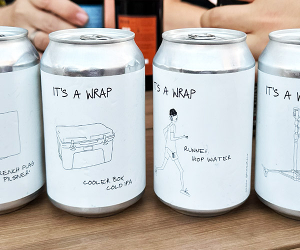 It's a wrap brewing