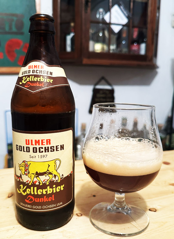 Goldochsen Brauerei Kellerbier dunkel