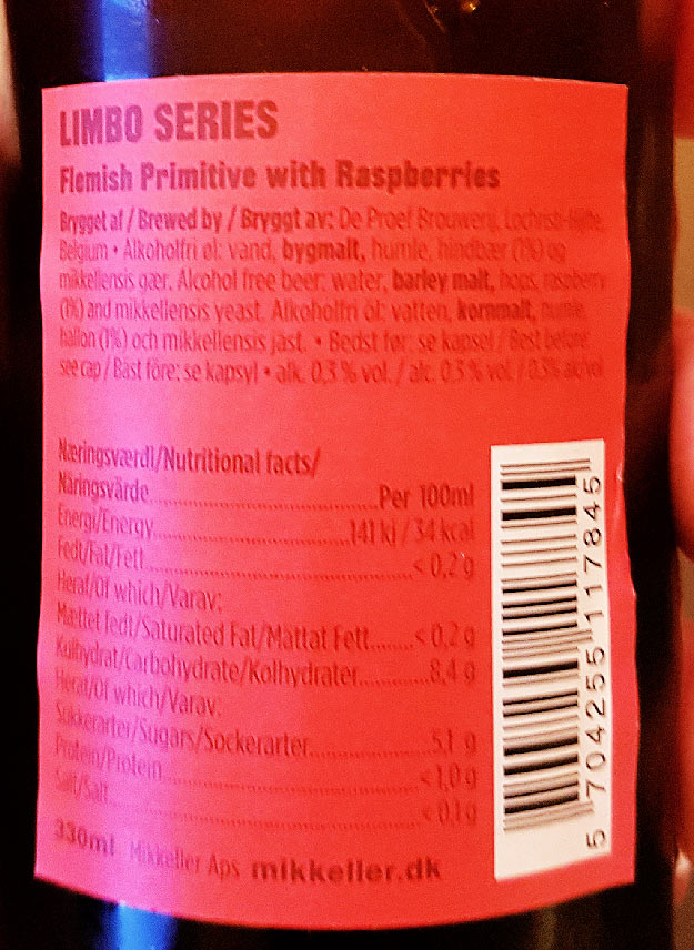 Mikkeller Flemish Primitve Raspberry etikett