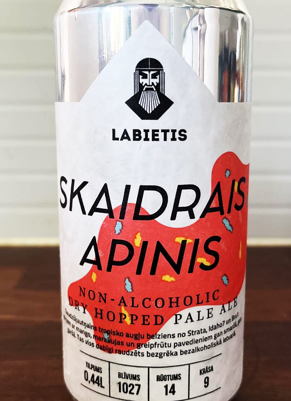Liabetis Skaidrais Apinis / Non-Alcoholic Dry Hopped Pale Ale